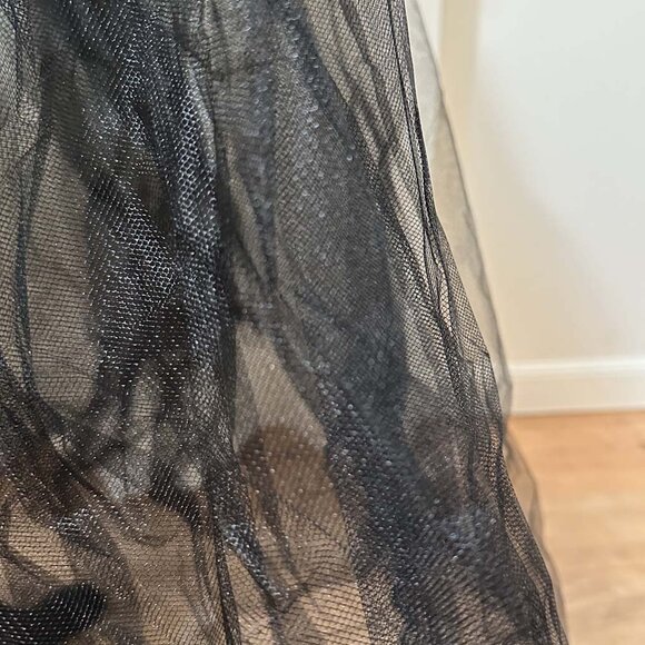 Black Tulle Skirt, 1X/2X, Hips & Curves - Picture 3 of 3